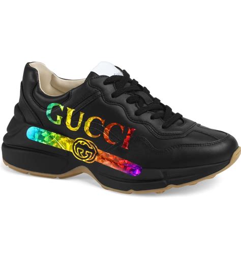 gucci rainbow platform shoes|gucci rhyton sneakers cheap.